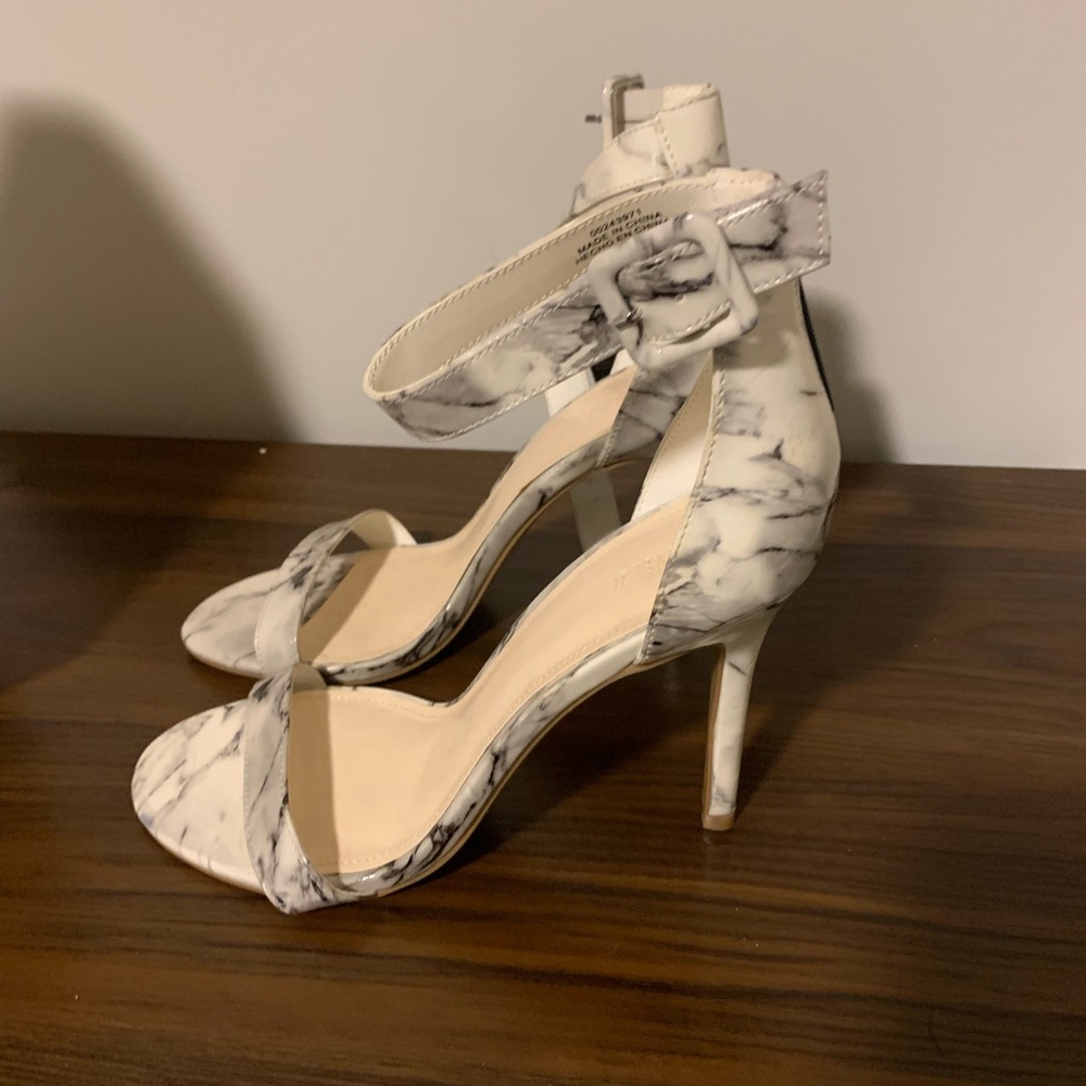 Forever 21 Marble Print Stiletto Heels